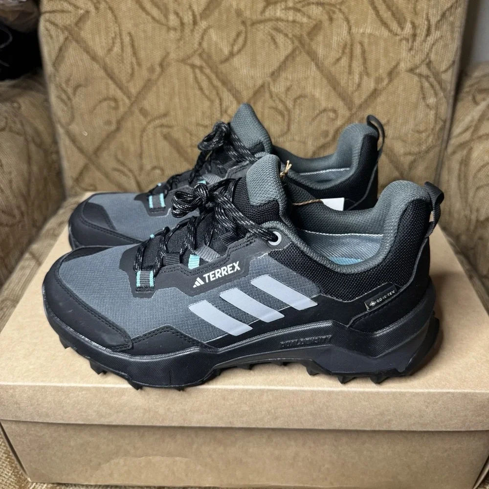 Size 7 - adidas TERREX AX4 GTX - Black / Grey / Mint - Womens‎ - HQ1051 NWT!
